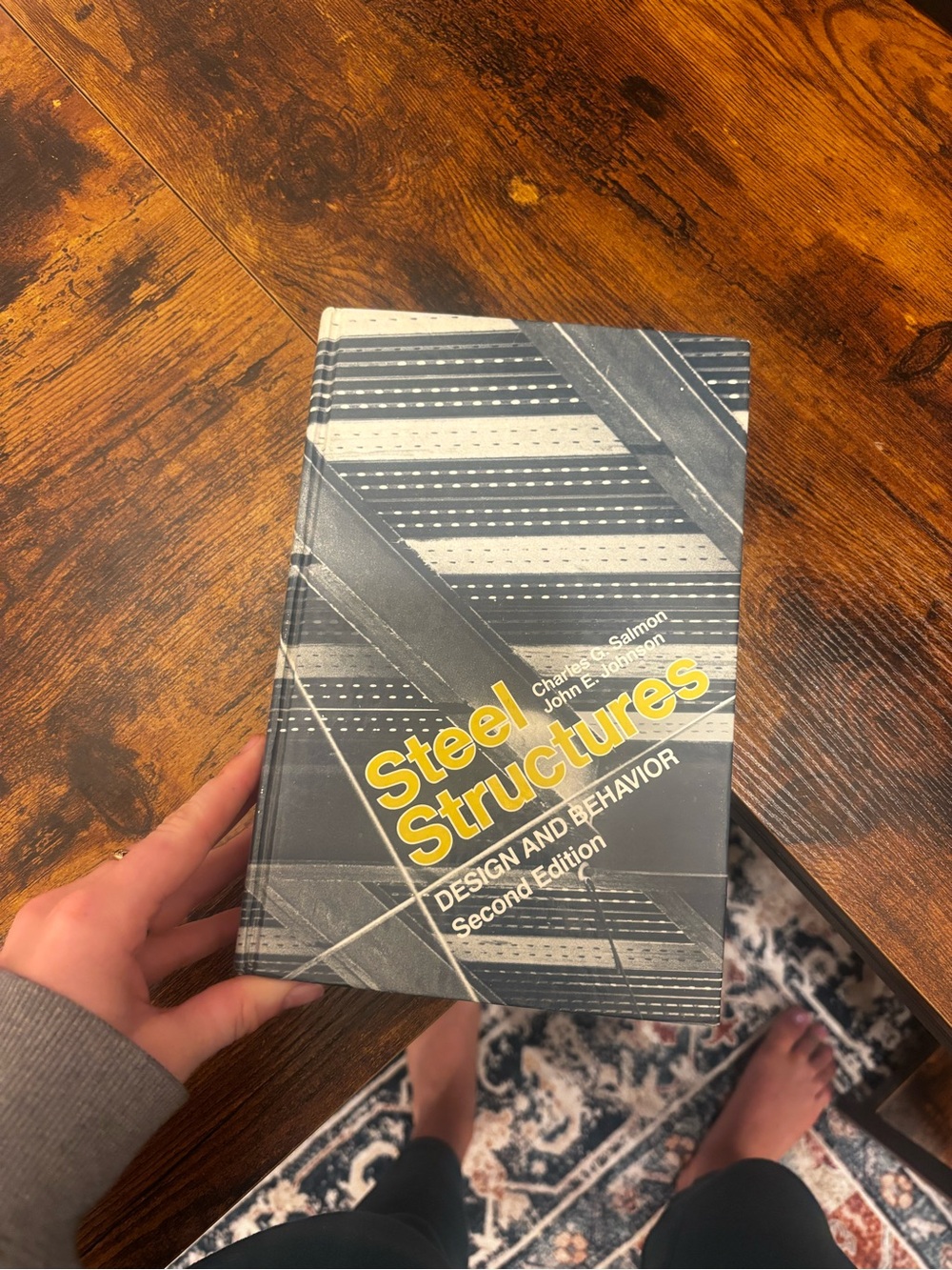 Steel Structures Design and Behavior Hardcover - Gray and Yellow